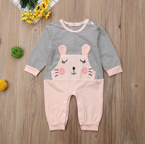 Babies Cartoon Romper Clothes Baby Boy Girl Bear
