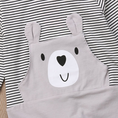 Babies Cartoon Romper Clothes Baby Boy Girl Bear