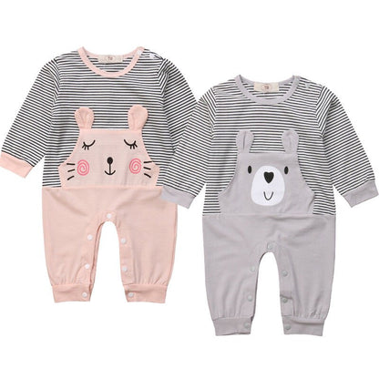 Babies Cartoon Romper Clothes Baby Boy Girl Bear