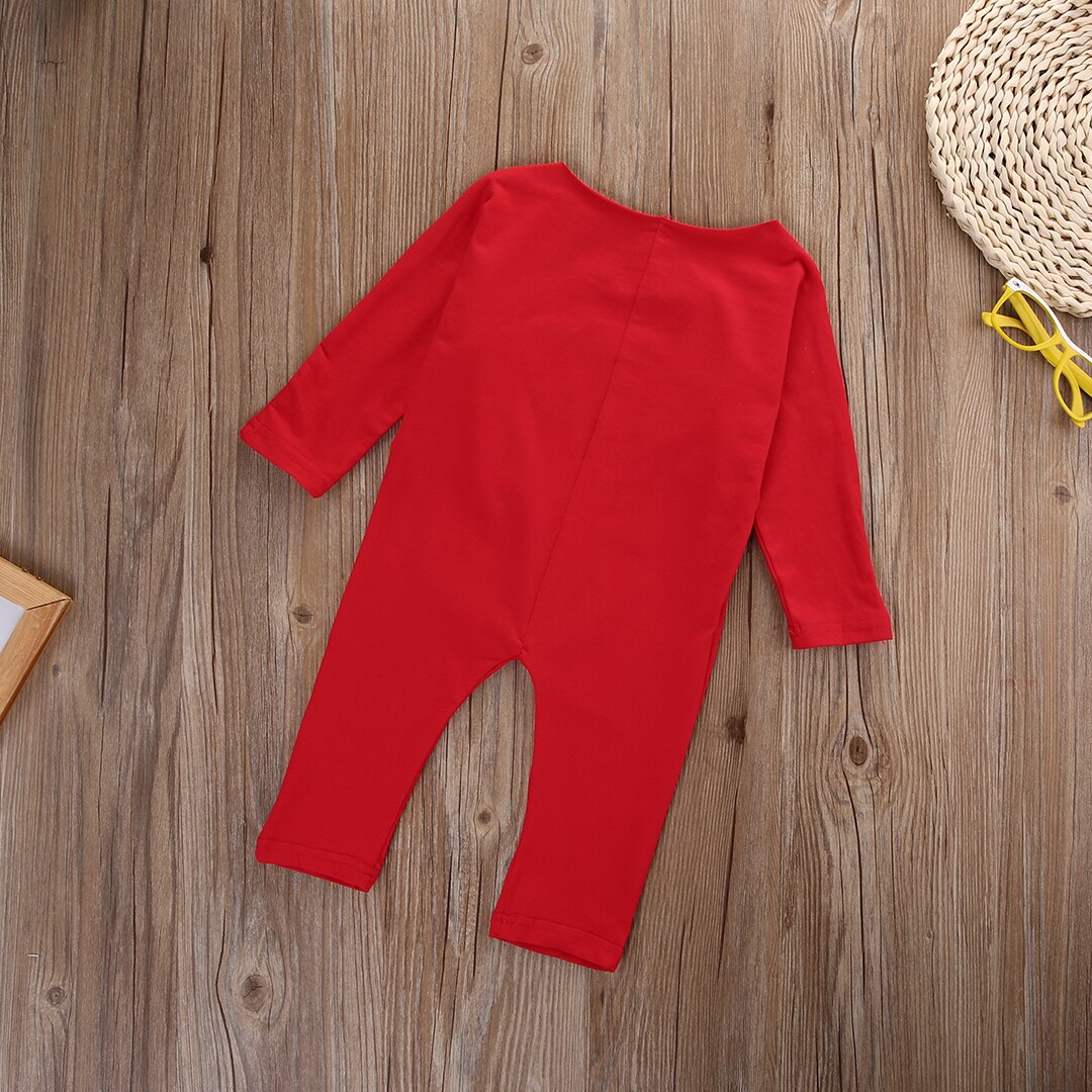 Babies Christmas Off shoulder Romper Newborn