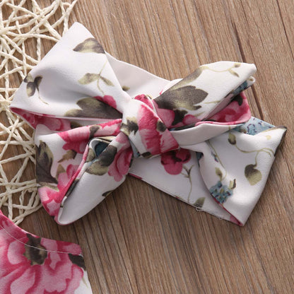 Babies Floral Bodysuits Infant Baby Girl Flower