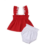 Babies Girls Summer Clothes Sets Newborn Infant