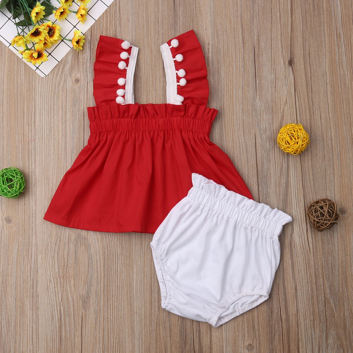 Babies Girls Summer Clothes Sets Newborn Infant
