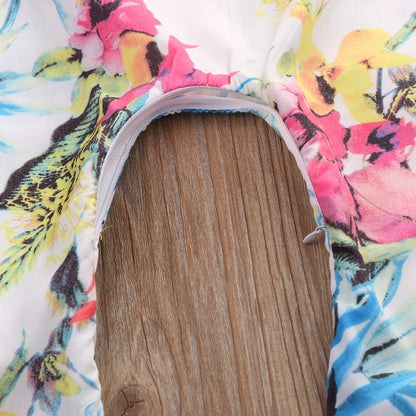 Babies Girls Summer Floral Rompers Baby Kids