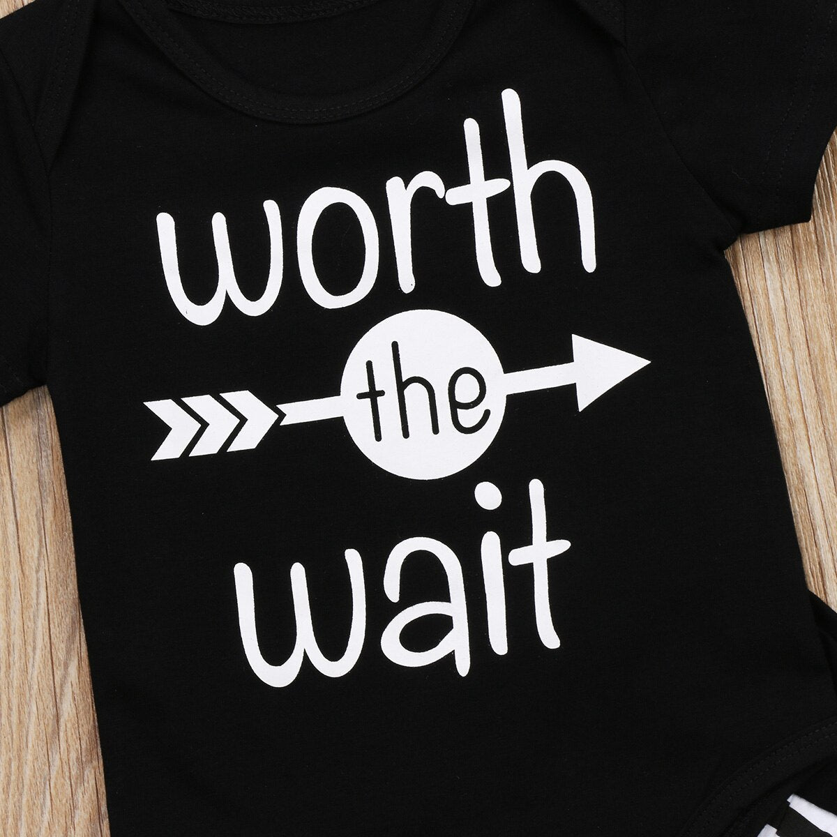 Babies Letters Stripe Clothing Set Newborn Toddler