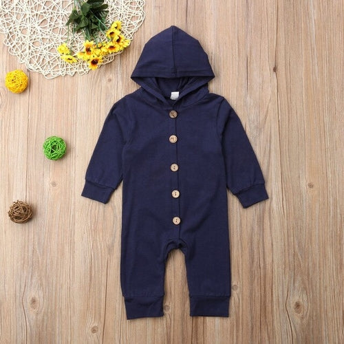 Babies Long Sleeve Fashion Hooded Toddler Infant