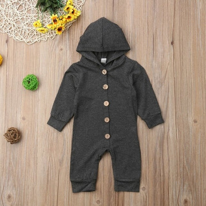 Babies Long Sleeve Fashion Hooded Toddler Infant