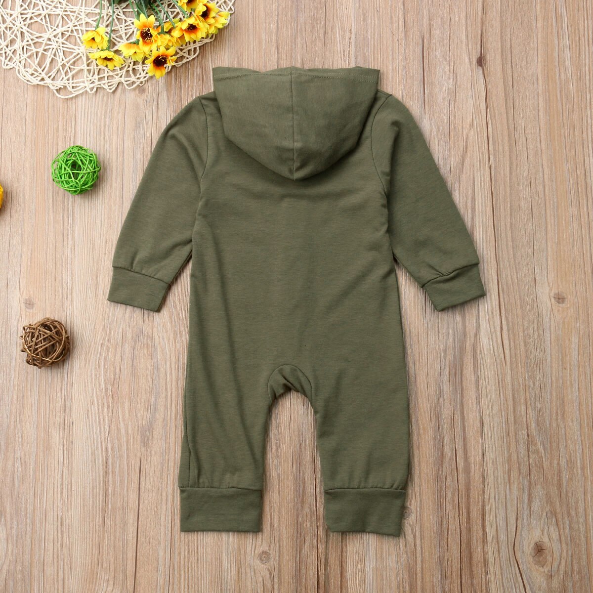 Babies Long Sleeve Fashion Hooded Toddler Infant
