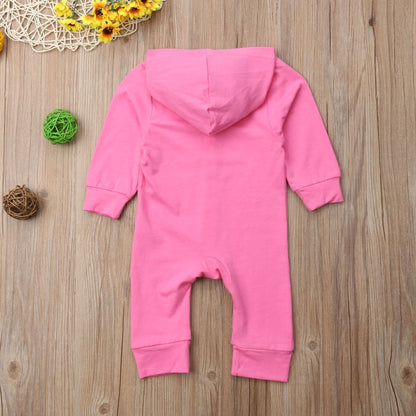 Babies Long Sleeve Fashion Hooded Toddler Infant