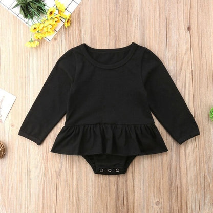 Babies Newborn Baby Girl Ruffle Skirtied  Bodysuit