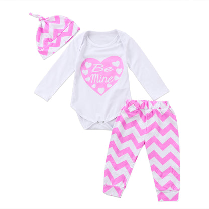 Babies Pink 3 pcs Clothing Set Toddler Baby Girl