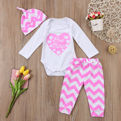 Babies Pink 3 pcs Clothing Set Toddler Baby Girl