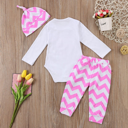 Babies Pink 3 pcs Clothing Set Toddler Baby Girl