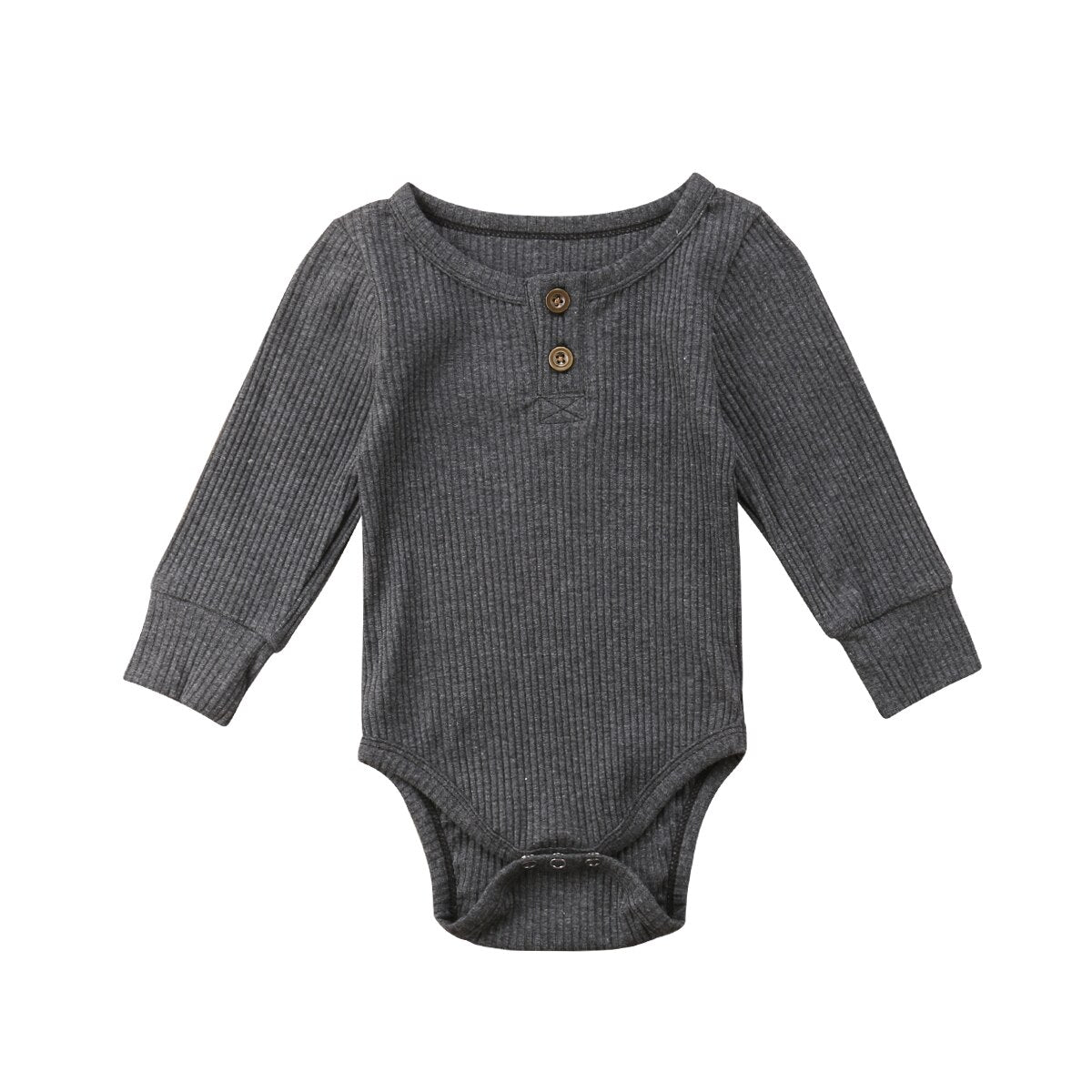 Babies Plain Bodysuit Clothes Newborn Toddler Baby
