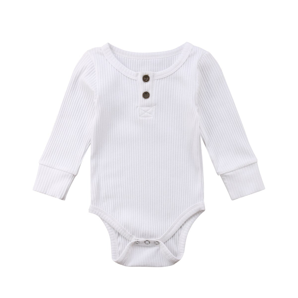 Babies Plain Bodysuit Clothes Newborn Toddler Baby