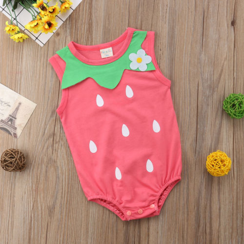 Babies Summer Clothes Outfits Baby Strawberry