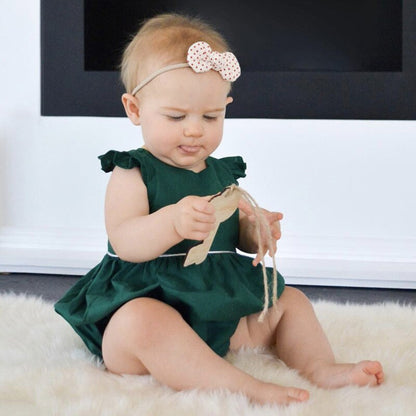 Babies Summer Solid Bodysuits Newborn Infant Baby