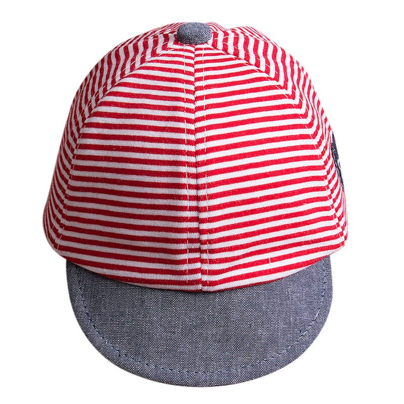 Babies Super Cute Stripes Caps Summer Newborn Baby
