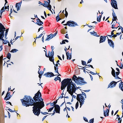 Baby Floral Clothes Babies Girl Flower Hooded