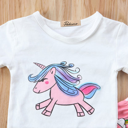 Baby Girl Cartoon Clothes Toddler Infant Babies