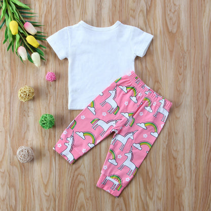 Baby Girl Cartoon Clothes Toddler Infant Babies