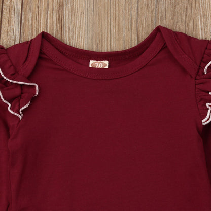 Baby Girls 3PCS Skirt Clothes Sets Newborn Babies