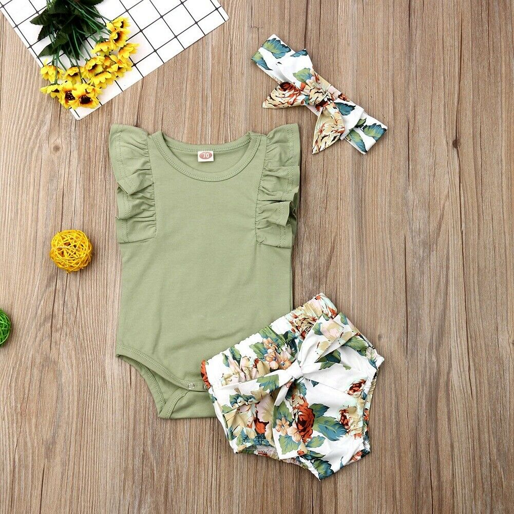 Baby Summer Clothes Sets Newborn Infant Babies