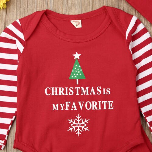 Baby Xmas Clothes Set  3Pcs Newborn Babies Kdis