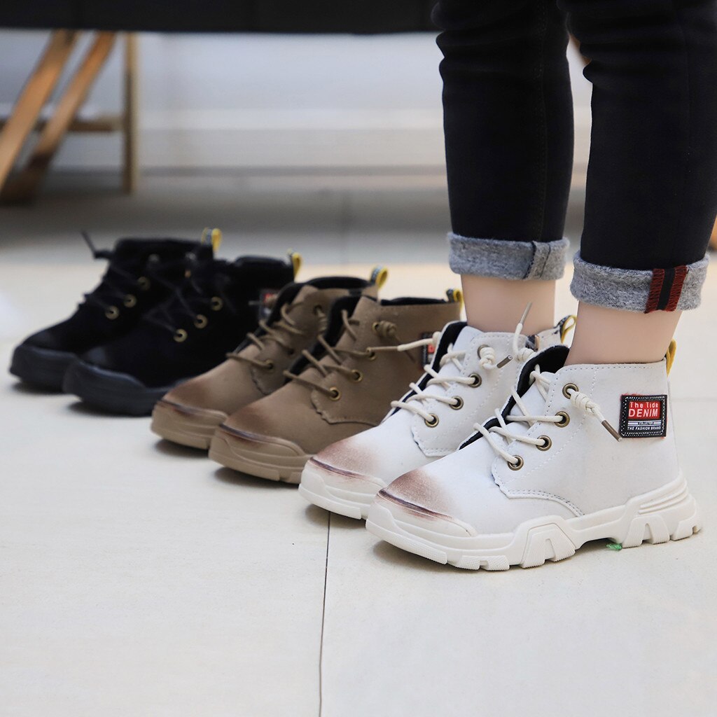 Children Kid Winter Boots Baby Girls Boys Ankle