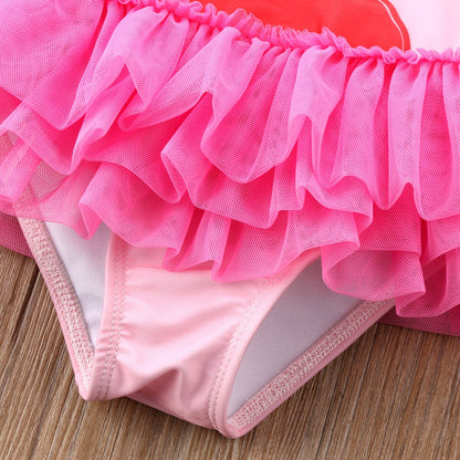 Cute Kids Baby Girls One piece Swimsuit Babies