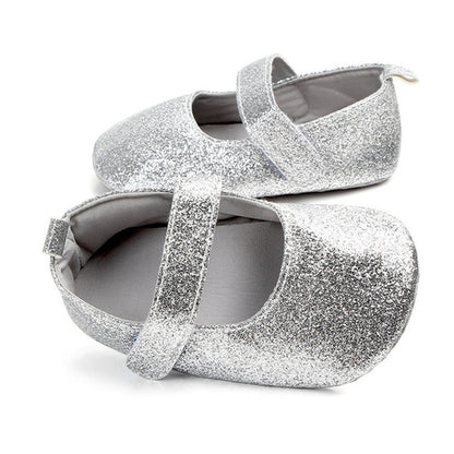 Cute Leather Baby Girl Boy Bling Casual First