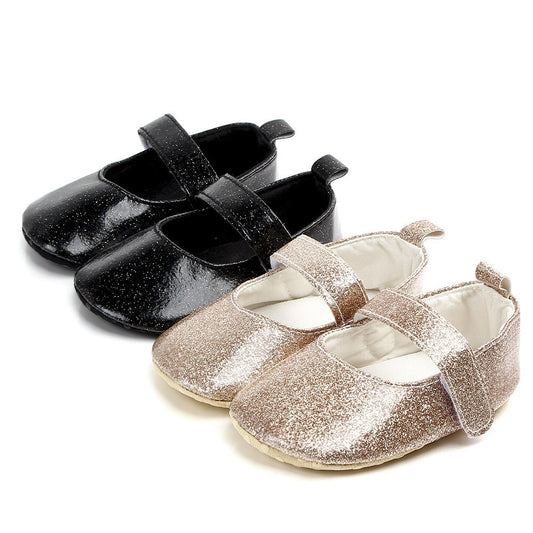 Cute Leather Baby Girl Boy Bling Casual First