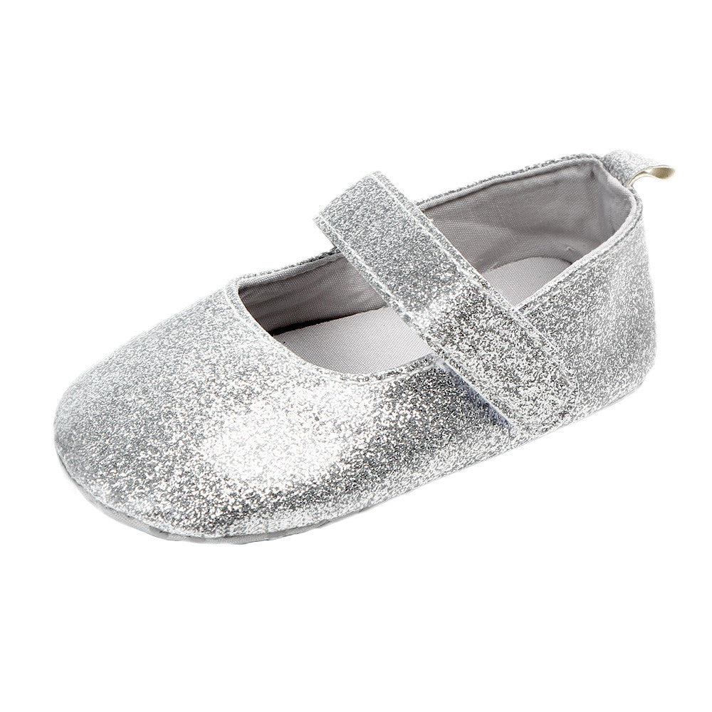 Cute Leather Baby Girl Boy Bling Casual First