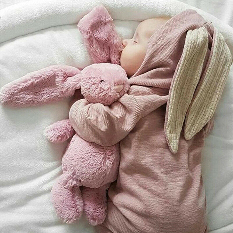 Cute Rabbit Ear Hooded Baby Rompers For Babies