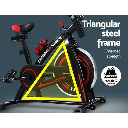 Spin Exercise Bike Flywheel Fitness Commercial Home Workout Gym