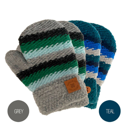 Sierra Socks 2-Pack Knit Mittens for Babies & Toddlers, Perfect Unisex