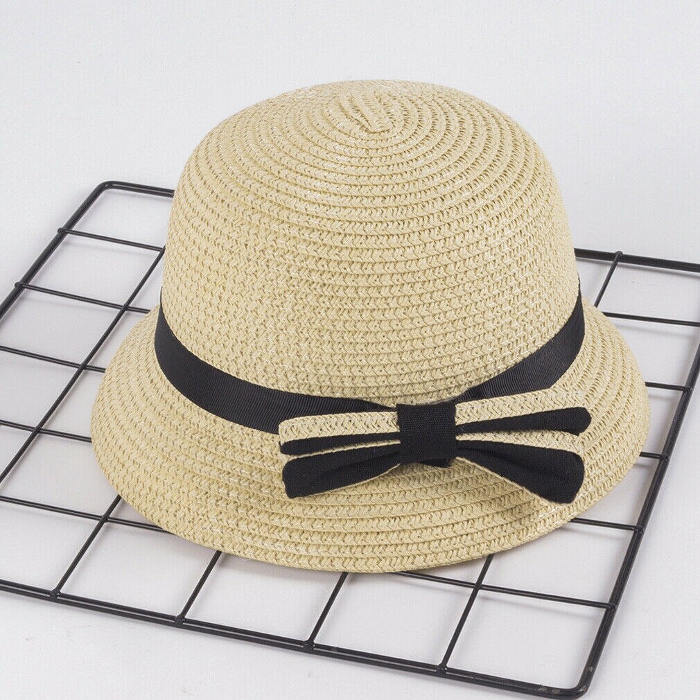 Floppy Summer Straw Toddler Baby Girls Kids Cap