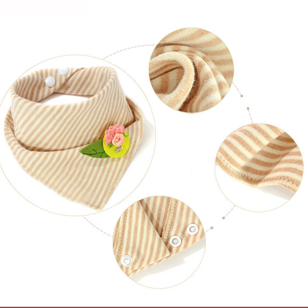 Flowers Cotton Baby Bibs Infant Baberos Bebes Kids