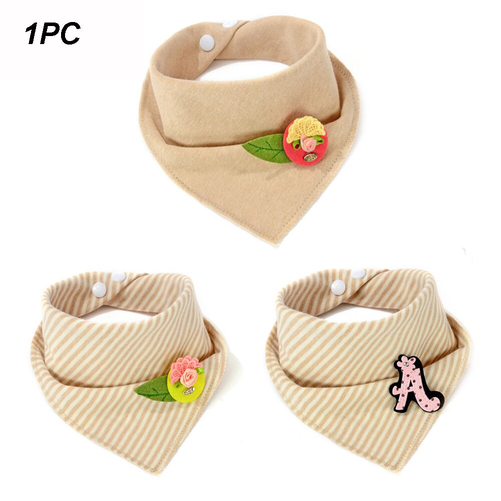 Flowers Cotton Baby Bibs Infant Baberos Bebes Kids