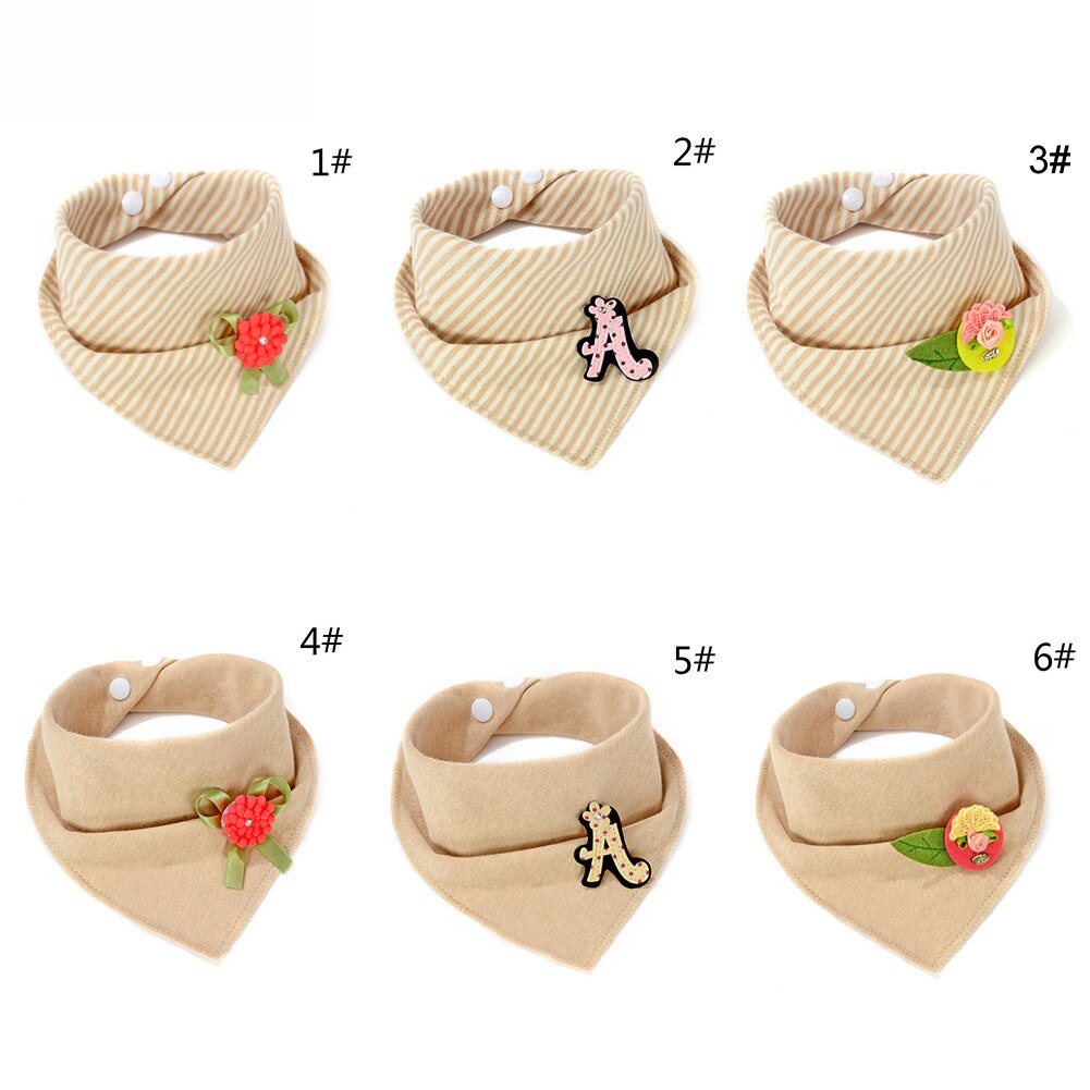 Flowers Cotton Baby Bibs Infant Baberos Bebes Kids