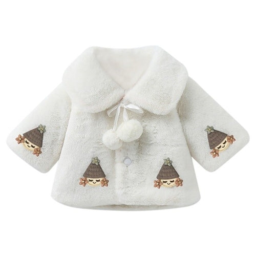 Girl Winter Coat Baby's Warm Velvet Thickening