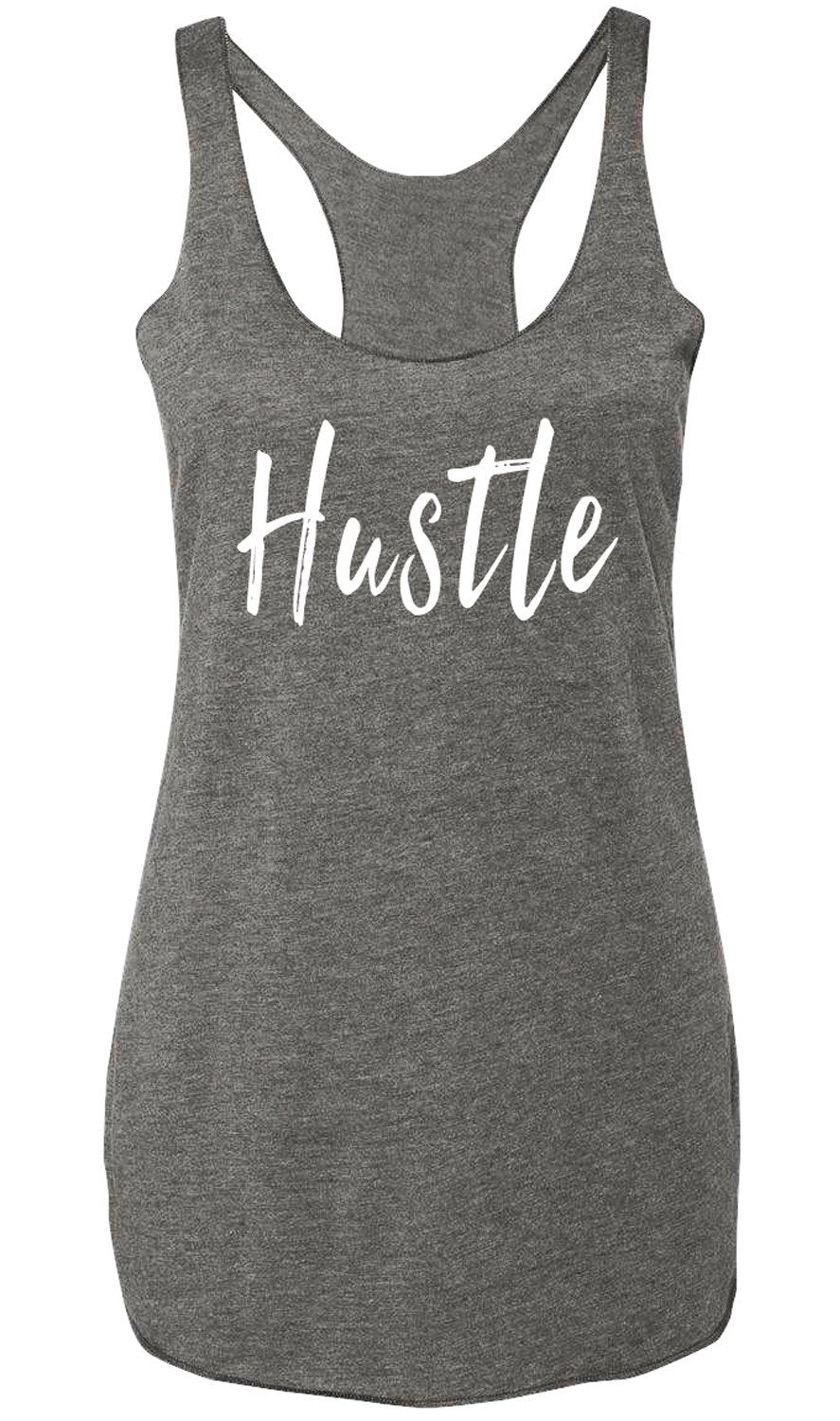 HUSTLE Tank Top Heather Gray