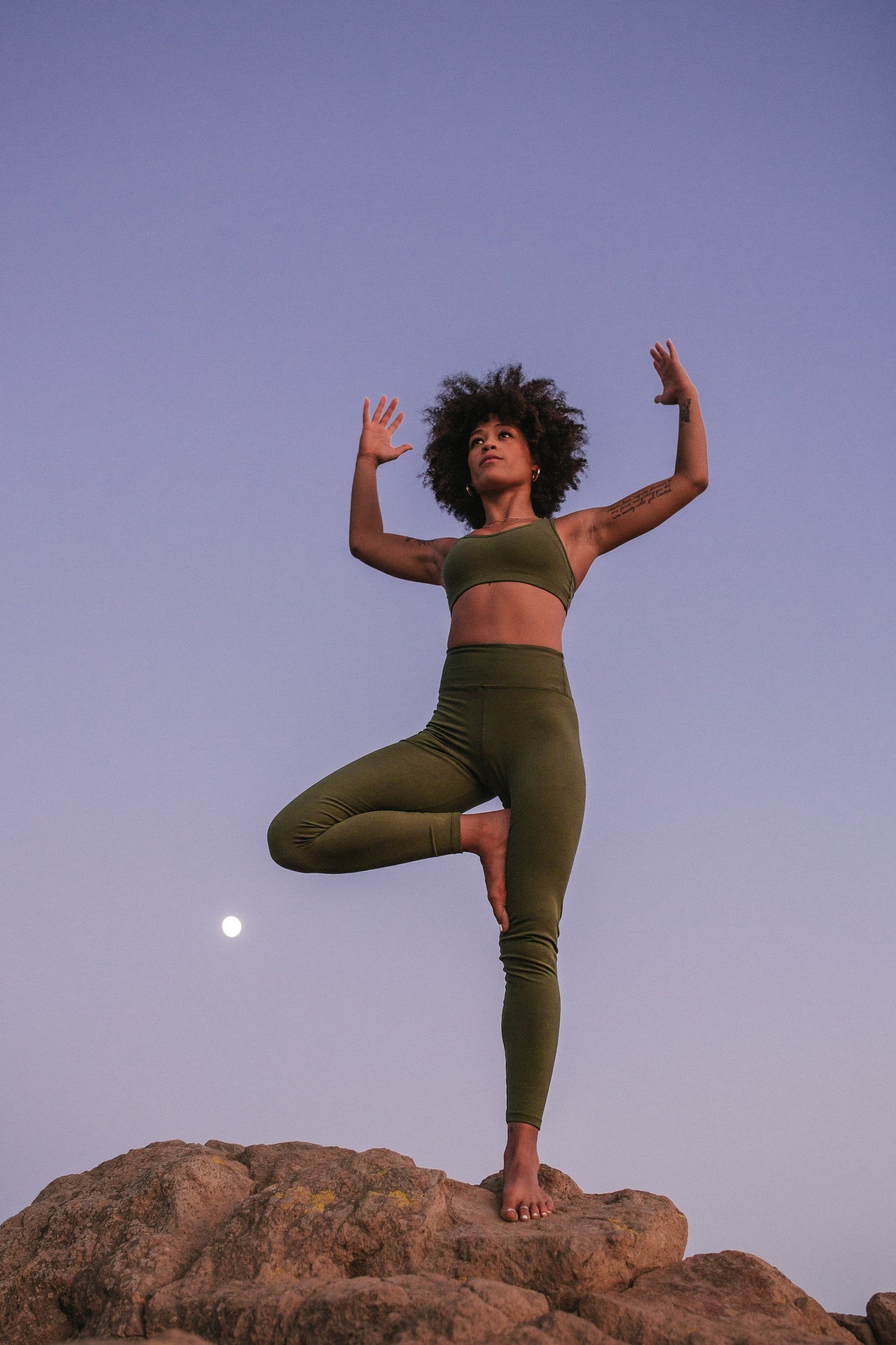 Prema Seamless High Rise Yoga Leggings-Green