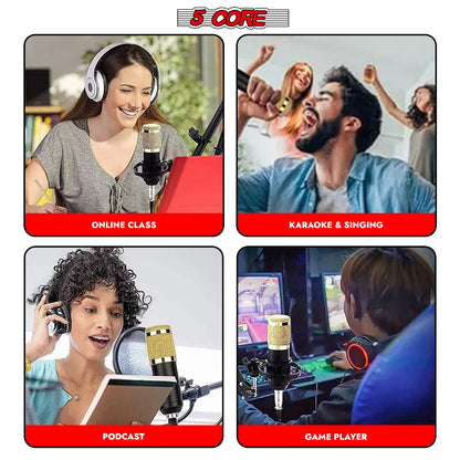 xyz5Core Recording Microphone Podcast Bundle Professional Condenser