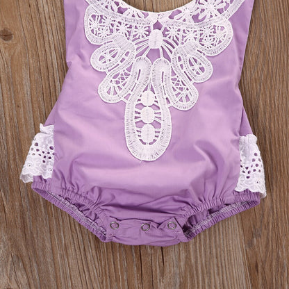 Multi colored Babies Halter Floral Bodysuits