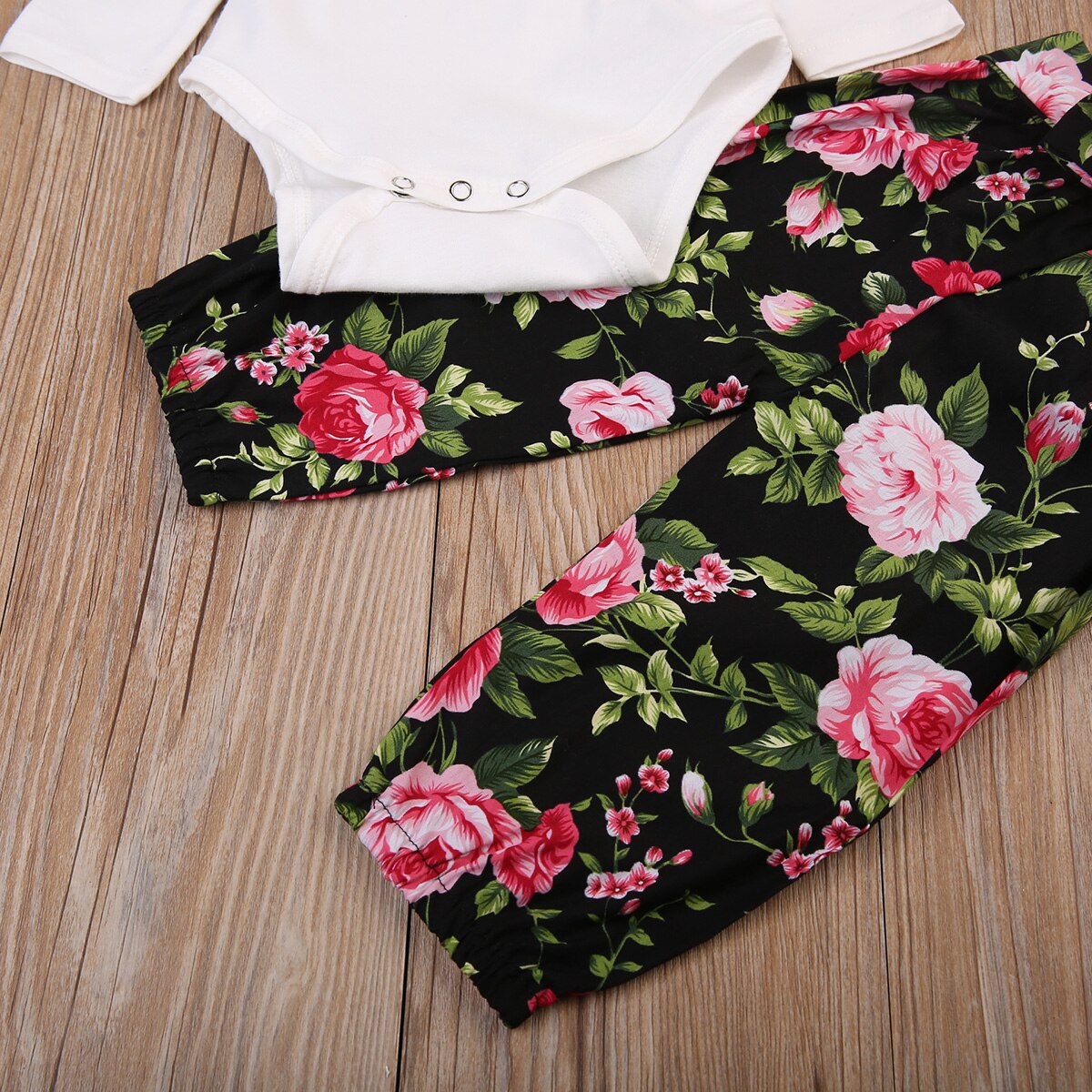 New Babies Girl 3 pcs Clothing Set Cute Newborn