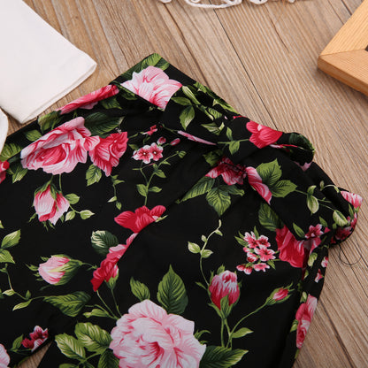 New Babies Girl 3 pcs Clothing Set Cute Newborn