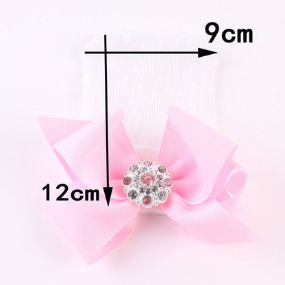 Newborn Babies Butterfly Knot knitted Warm Hats