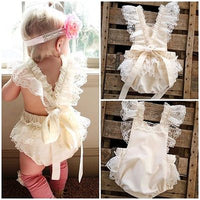 Newborn Babies Girls Summer Floral Bodysuits