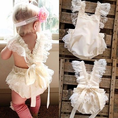 Newborn Babies Girls Summer Floral Bodysuits